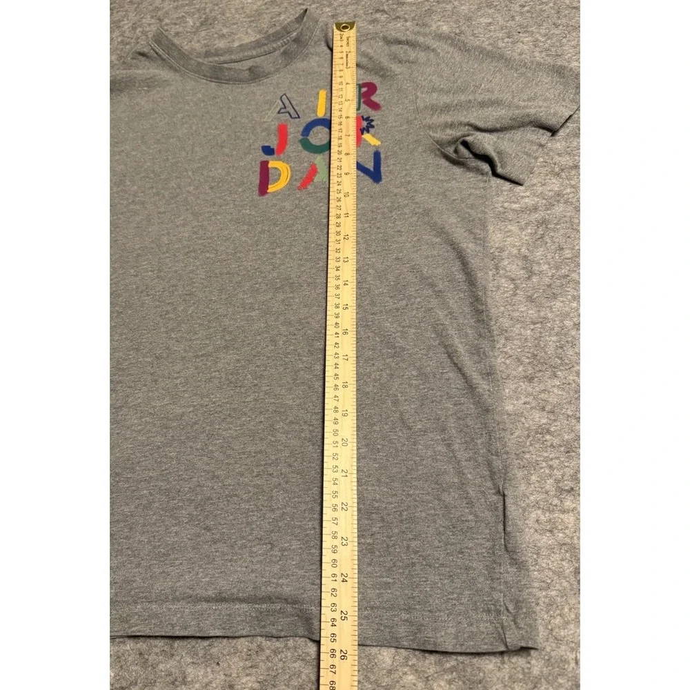 Nike Air Jordan Men Jumpman The‎ Cradle Graffiti Abstract Colorful T-Shirt M